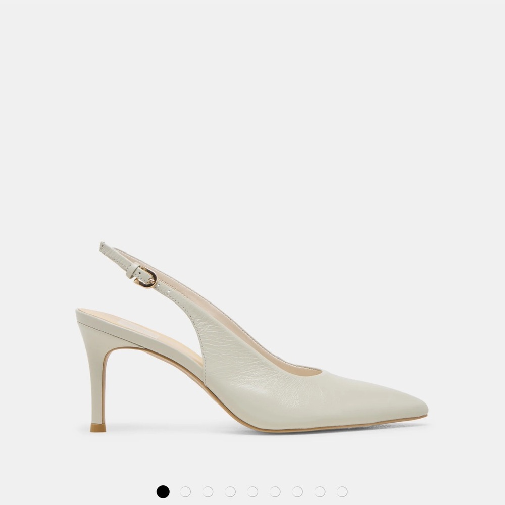 Dolce Vita Light Gray Slingback Heels